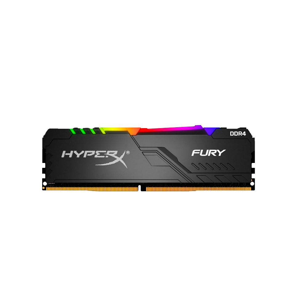 Memoria RAM HyperX FURY HX424C15FB3A/8 RGB DDR4, 2400MHz, 8GB, CL15, XMP